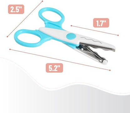 Mr. Pen- Craft Scissors Decorative Edge, 6 Pack, White & Vibrant - Image 3