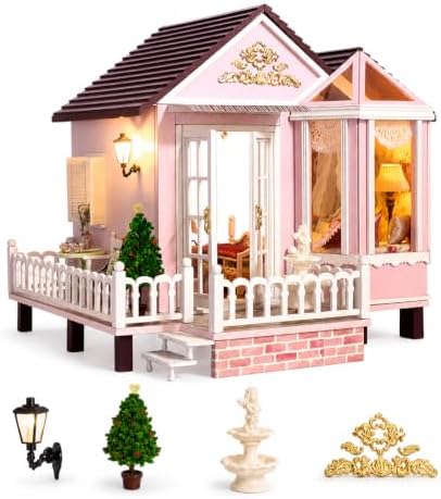 Spilay DIY Miniature House Kit for Adults, Miniature Dollhouse Kit by SpilayDIYDollhouseMiniature