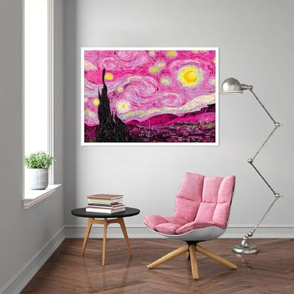 TCDZMYGS Stamped Cross Stitch Kits for Beginners-Starry Sky,12x16in - Image 4