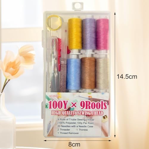 40PCS Sewing Kit, Stainless Steel Sewing Needles, Steels Needles for Hand Sewing, Portable DIY Handcraft Set, Suitable for Handicraft Enthusiasts - Image 2