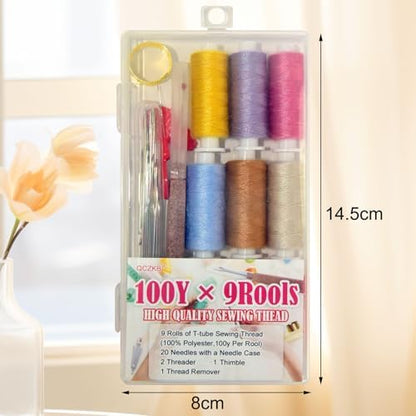 40PCS Sewing Kit, Stainless Steel Sewing Needles, Steels Needles for Hand Sewing, Portable DIY Handcraft Set, Suitable for Handicraft Enthusiasts - Image 2