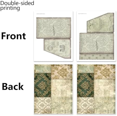 Floral Apothecary Whispers Junk Journal Folio Kit, Vintage Scrapbook DIY Handcraft Supplies, Creative Mini Folder & Booklet Making Set for Handmade Art Projects - Image 3
