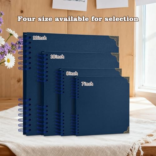 Scrapbook Album 10x10 Inch, Hardcover Kraft Paper Photo Album with 50 Sheets/100 Pages, Memory Book for Wedding, Anniversary, Christmas, Baby Shower, Ideal for Preserving Precious Moments - Image 5