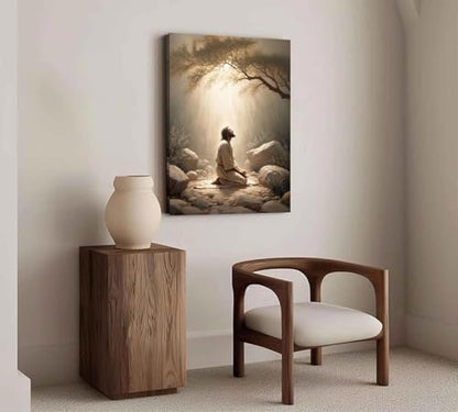 Jesus Paint by Numbers Kit for Adults Framed Canvas, Frameworkless - Image 5