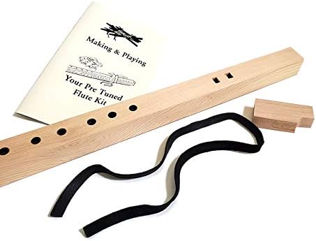 DIY Woodworking Kit in A - Native American Style Flute Carving Package with Instructions | Fully Tuned and Playable | Western Red Cedar - Image 2