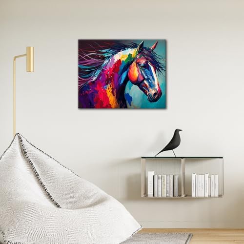 TUMOVO Horse Paint by Numbers Kit for Adults Beginner - Image 2