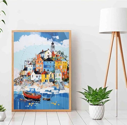 DYAIANGMU House Paint by Numbers Kit for Adults Beginners 19.6X15.7 inch - Image 4