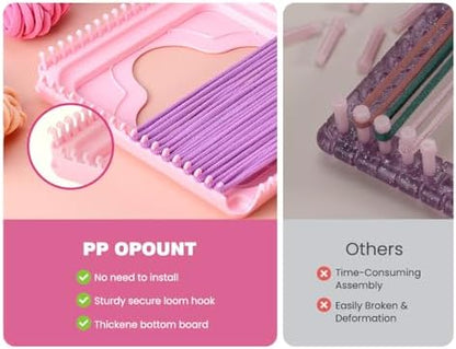 PP OPOUNT Weaving Loom for Kids & Adults, 432 Craft Loops Pot Holder Kit - Image 3