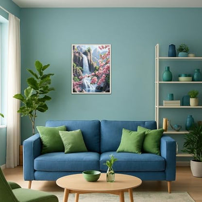 Banket Paint by Numbers Kit for Adults Beginner Landscape DIY Painting Kits for Adults Flowers Easy Adult Paint by Number Kits on Canvas Color by Numbers for Gifts Home Wall Decor 16x20 Inch - Image 5