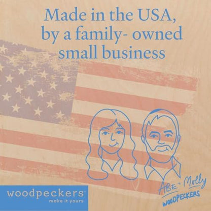 Witch on Broom Wooden Cutout 12 x 18 Inches, 1 Unfinished Birch Wood Cutout for Halloween Decor and DIY Crafts, by Woodpeckers - Image 3