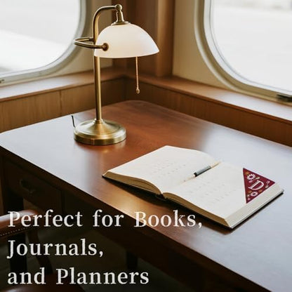 Personalized Embroidered Corner Mark, 4 Pack, Finished Initial Felt Bookmark Corner, Gift for Book Lover - Image 3