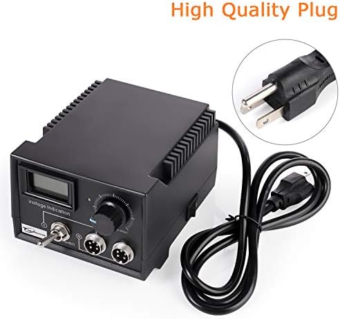 Wood Burning Machine Kit,Dual Pens 110V 60W Premium Quality Pyrography Machine,Digital Temperature Control Wood Burning Detailer with 20 Tips for Wood/Leather/Gourd (Digital Temperature Display) - Image 4