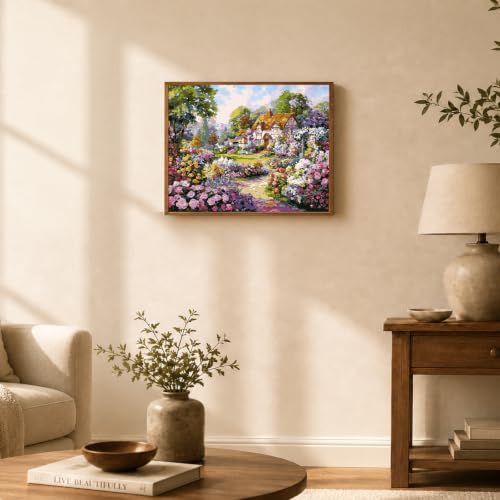 TELMOXA Garden Paint by Numbers Kit for Adults, 16x20 in - Image 2