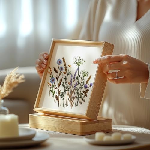 COCOMOX Floral Embroidery Kit for Beginners, Cross Stitch Practice Kits - Image 3