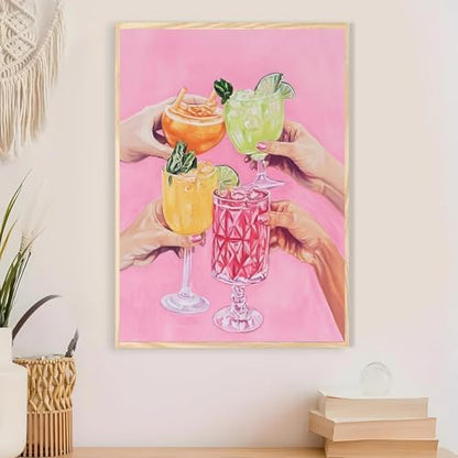 Colorful Cocktails Paint by Numbers Kit for Adults Canvas, Frameworkless - Image 5
