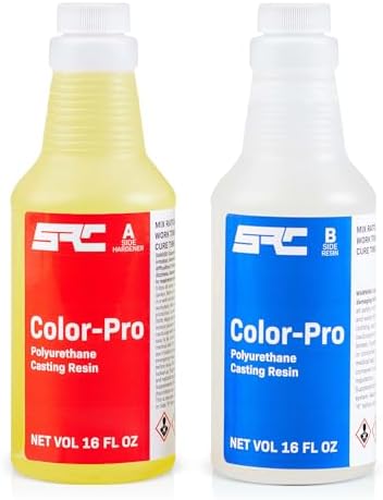 SRC Color-Pro 32 Oz, Semi-Clear Polyurethane Casting Resin by SpecialtyResinChemical