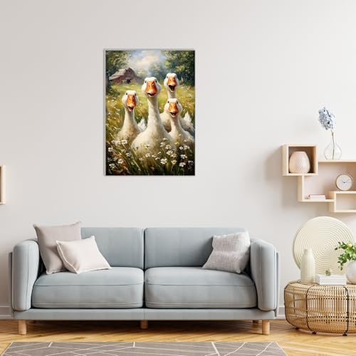 MAXBYE Animals Framed Paint by Numbers Kits for Adults with Wooden Easel, Easy Adult Paint by Number Kits on Canvas, DIY Oil Paintings for Beginners Gift Home Wall Decor 10×14 Inch - Image 4