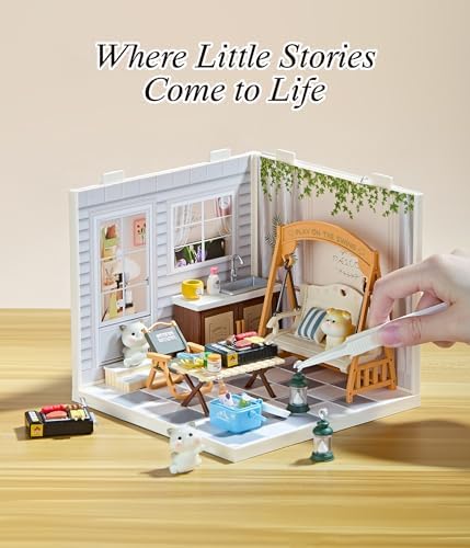 Summer Courtyard Miniature House Kit with Light - Image 6