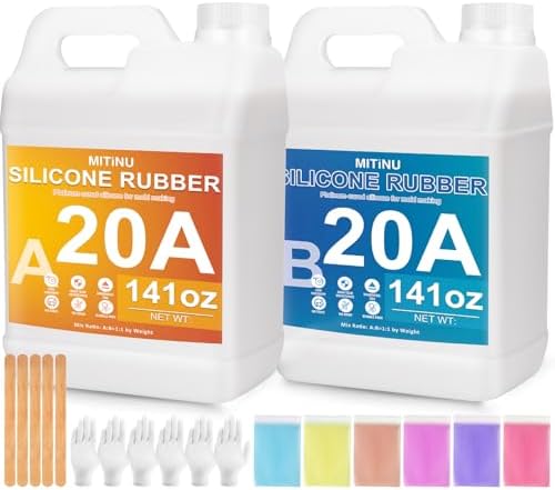 Silicone Mold Making Kit 282oz - 20A Liquid Silicone Rubber by MITINU