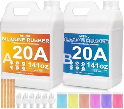 Silicone Mold Making Kit 282oz - 20A Liquid Silicone Rubber by MITINU
