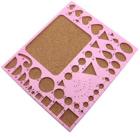 JCBIZ Pink DIY Paper Quilling Template Set Paper Quilling Template Board Mould Crimper Tool for Paper Strips DIY Art Crafts - Image 4