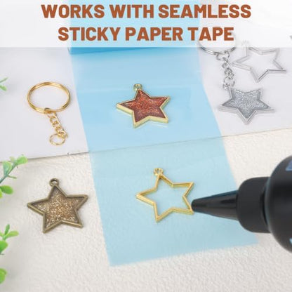 Gartful 30PCS Open Back Bezel for Resin, Hollow Frame Pendants for Resin Casting, DIY Jewelry Making Supplies, Star Shape - Image 3