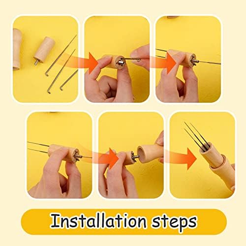 WONVOC Needle Felting Pad, Needle Felting Mat with Needles - Image 4