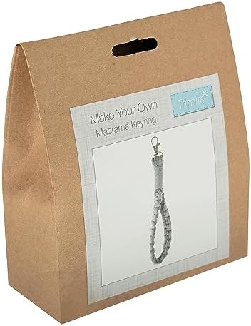 Trimits Make Your Own Macrame Kit, 21 x 2cm, Keyring - Image 2