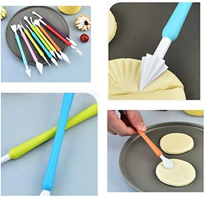 Langqun 41pcs Plastic Polymer Clay Art Tools Set for Kids Adults,Knives Pottery Tools,Ceramic Supplies for Engraving, Embossing, Shaping,Sculpting,Modeling - Image 3