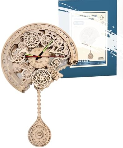 3D Wooden Puzzle Clock for Adults - Image 2