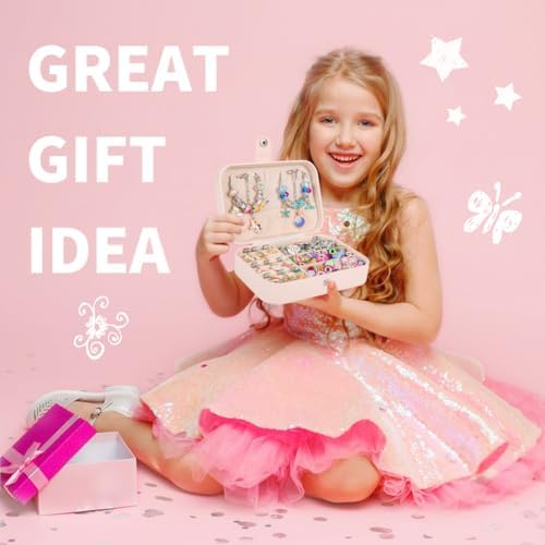 Sofier Jewelry Bracelet Making Kit for DIY Beads Charms Set Teen Gifts - Image 5