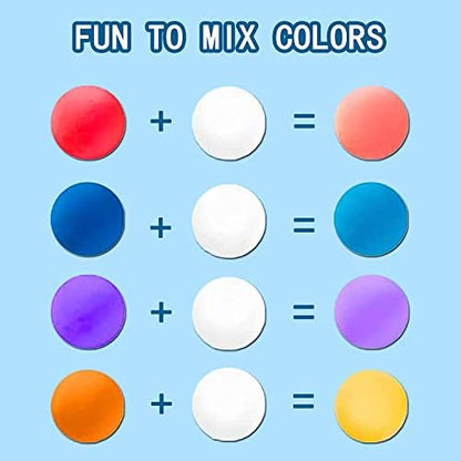 ifergoo 125g Foam Magic Modeling Clay, 4.41 oz White Air Dry Clay for Kids - Image 5