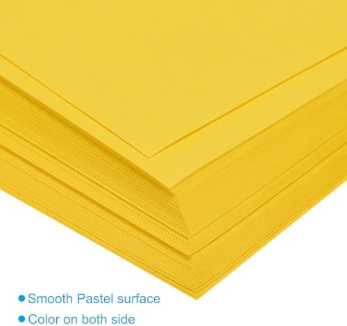 MECCANIXITY 100 Sheets Origami Paper Double Sided 8x8 Inch(20x20cm) Square Sheet for Art Craft Project, Beginners, Gifts Decor, Yellow - Image 4
