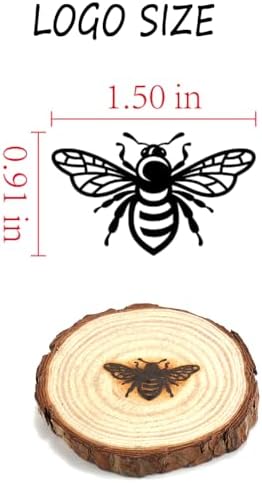 1.5" Bee Branding Iron, for Wood Hats Leather BBQ & Steak - Image 2