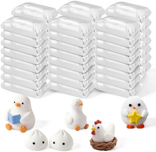 VioraWhite 40 Pcs 21 oz Air Dry Clay Bulk Modeling Clay,White by VioraWhite