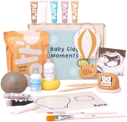 Pott'd Mini Pottery Kits | Air Dry Clay Pottery Kit for Adults | Includes Paints, Brushes, and Potters Tools | FREE online step-by-step tutorial | Perfect for Beginners | Bring The Studio To Your Home by Pottd
