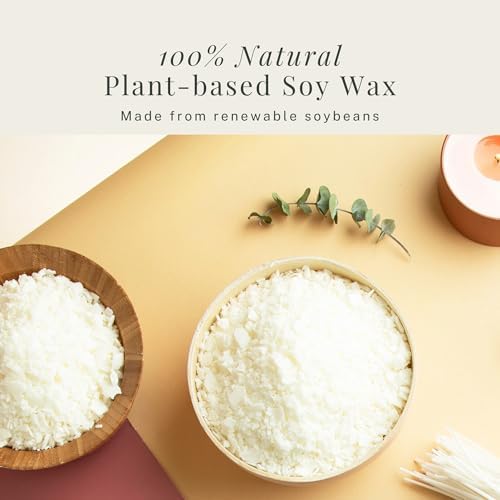 Hearth & Harbor Organic Candle Wax, Pure Soy Wax for Candle Making, 45 lbs - Image 3