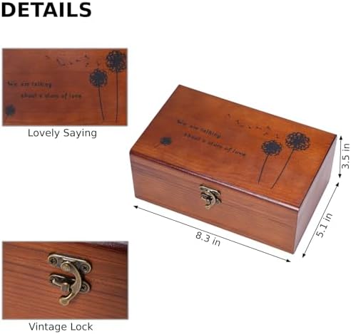 Wooden Sewing Kit Box, Wooden Sewing Box with Sew Kit Accessories - Image 7
