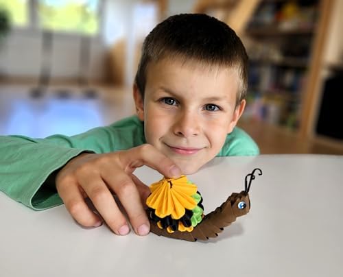 Origami 3D - Beautiful 3D Paper Sculpture with Patented Components and understandable Building Instructions, from 8 Years (Snail) - Image 4