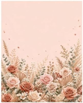 Paint by Numbers Kit for Adults Beginner Art Decor Blush Rose Meadow by Unknown