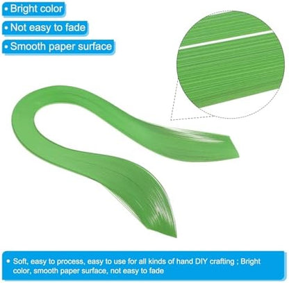 PATIKIL Quilling Strips Paper 600pcs 1.5mm 39cm Origami Paper Quilling Kits for Art DIY Hand Craft Christmas, Lime Green - Image 3