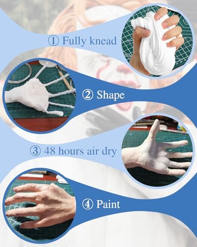 LEICHTEN 17.6oz Air Dry Foam Clay Safe Modeling Clay for Cosplay DIY Crafts - Image 4