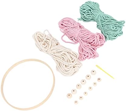 Macrame Kit Bohemian Style DIY Weaving Craft Set for Adults Women, Complete Macrame Supplies with Instructions, Relaxing Handicraft Activity for Beginners - Image 3