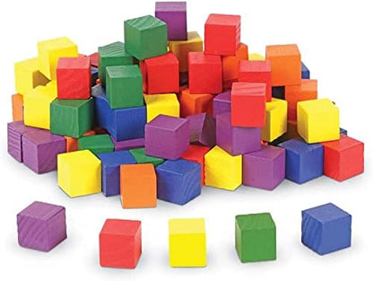 Wood Blocks for Crafts, Unfinished Wood Cubes, 1cm Natural Wooden Blocks, Pack of 300 Small Wood Square Blocks, Wooden Cubes for Arts and Crafts and DIY Projects - Image 5