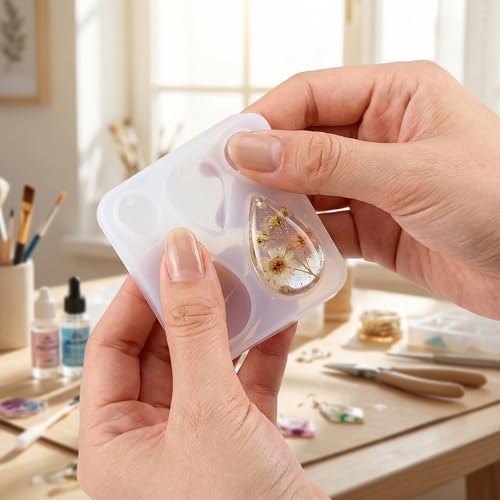 Earring Molds for Epoxy Resin,Resin Jewelry Molds - Image 3