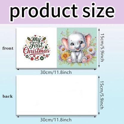 6PCS Owls Pandas Diamond Art Painting Greeting Cards Kit with Envelopes - 5D DIY Diamond Art Card Kits for Adults - Handcrafted Postcards for Birthday & Holiday - Image 4