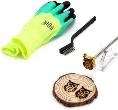 Solid Brass 1.5" Owl Branding Iron for Wood Hats Leather Steak & Burgers by AIMOADO