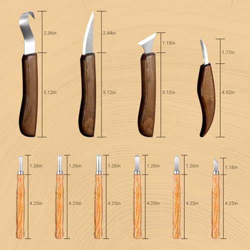 Wood Carving Kit Whittling Kit: 27pcs Wood Carving Tools Set - Image 5
