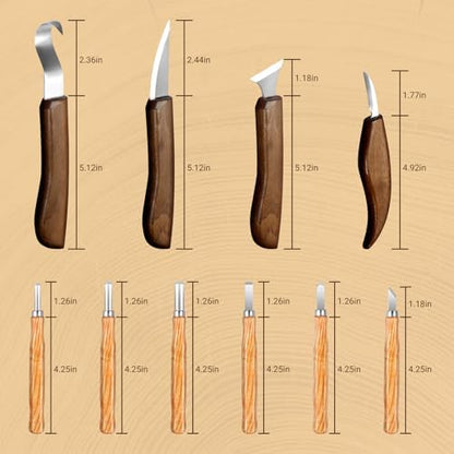 Wood Carving Kit Whittling Kit: 27pcs Wood Carving Tools Set - Image 5