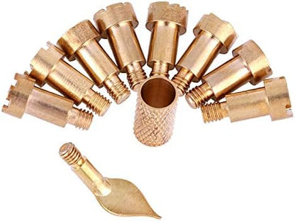 Wood Burning Pen Tips, 23PCS Wood Burning Tip Wood Burning Pen Tips Pyrography Working Carving Tool Kit Woodburning - Image 3